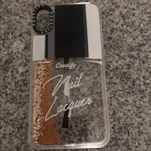 Phone xs max Glitter case